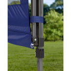 SX170 10 ft. x 10 ft. Blue/Graphite Instant Canopy with Dual Half Awnings