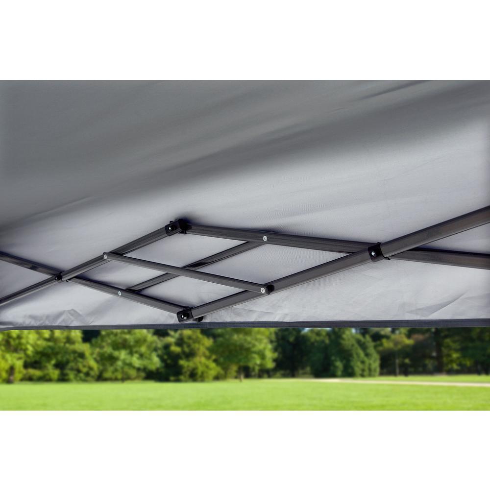 SX170 10 ft. x 10 ft. Blue/Graphite Instant Canopy with Dual Half Awnings