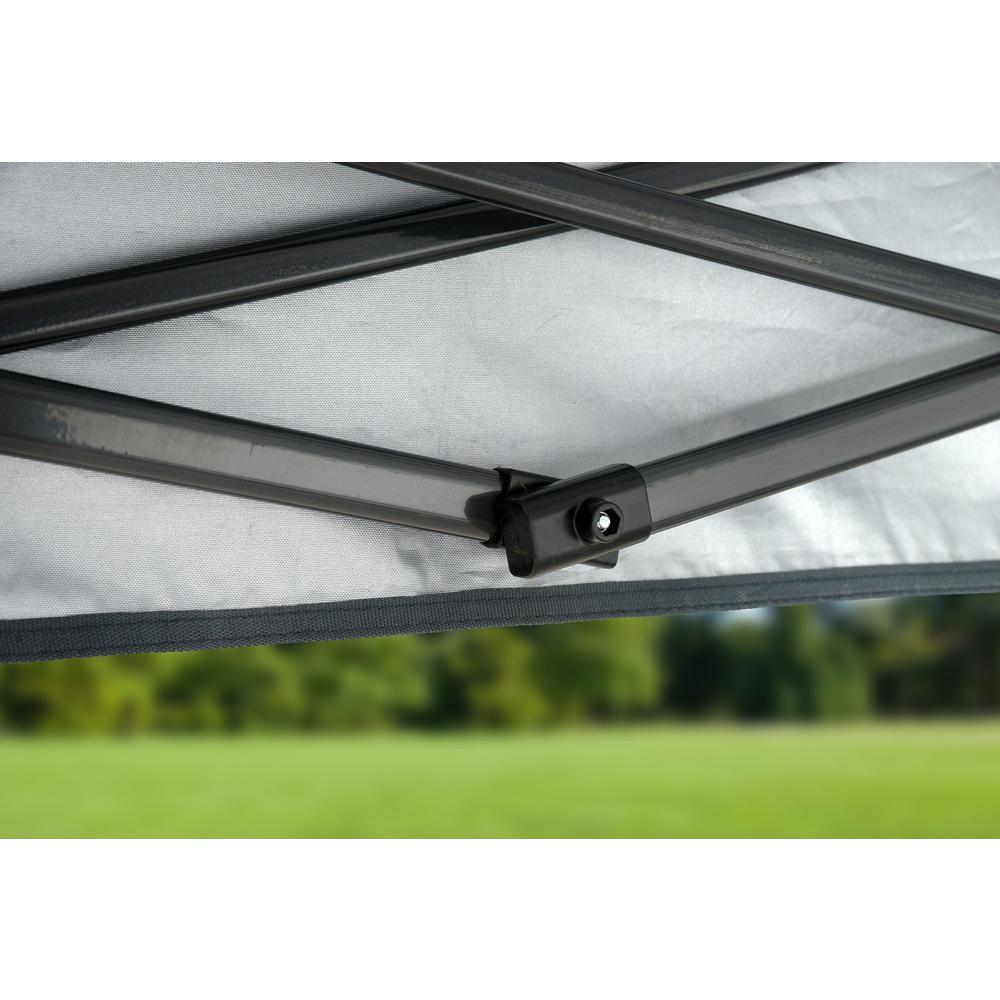 SX170 10 ft. x 10 ft. Blue/Graphite Instant Canopy with Dual Half Awnings