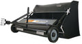 Lawn Sweeper Tow Behind 42 Inch 22 Cubic Foot Tractor Mower Attachment Hopper