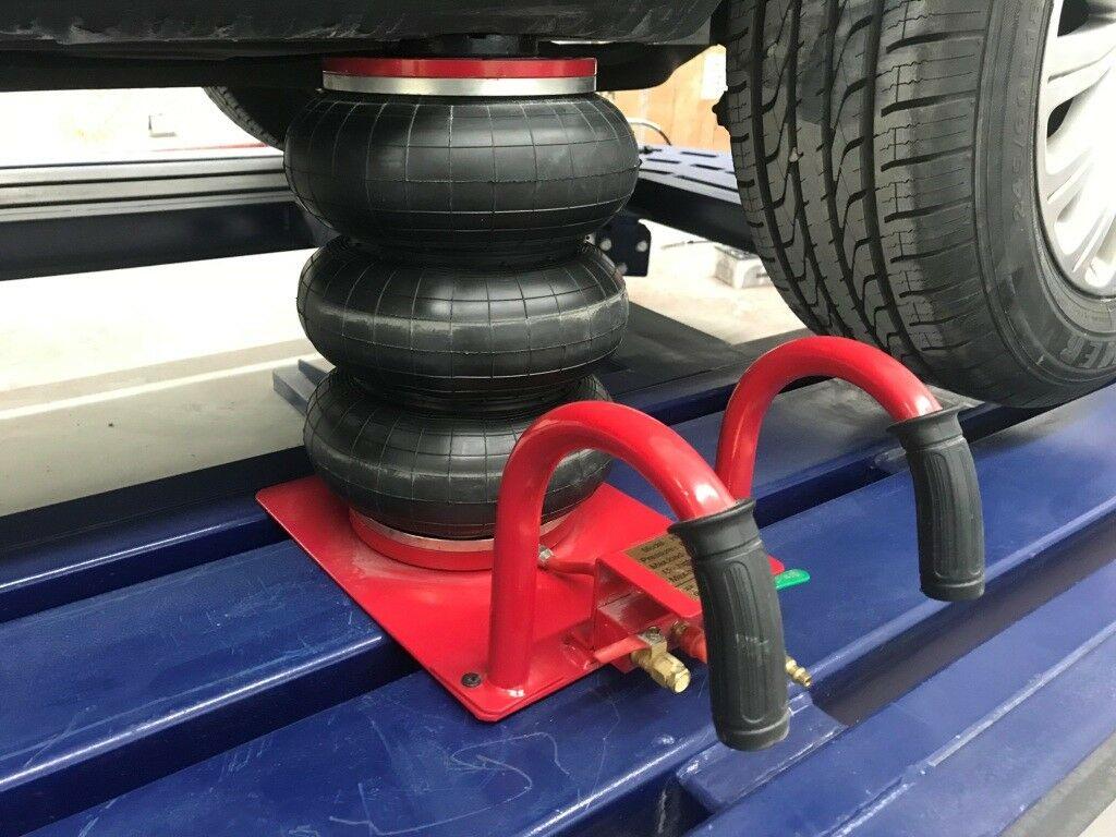 TRIPLE BAG AIR GO JACK 3 TON AUTO BODY FRAME MACHINE RACK PINCH WELD Puerto Rico