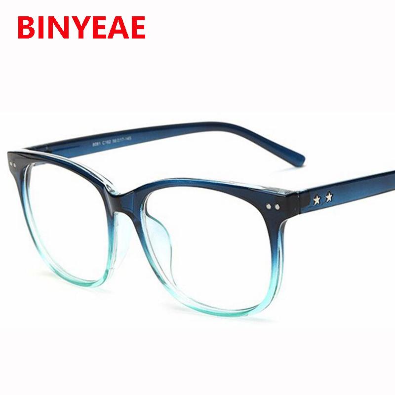 Sunglasses - Classic Retro Clear Lens Optical Squre Frame Glasses