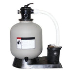 1.5 hp sand filter combo with pump pressure for above ground pools, 19-inch