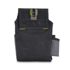 Ballistic Nylon Mini Tool Pouch Multi-Pocket Organizer for Electricians, Professional Tool Box for Efficient Organization, Black/Gray | 1L-23021-2