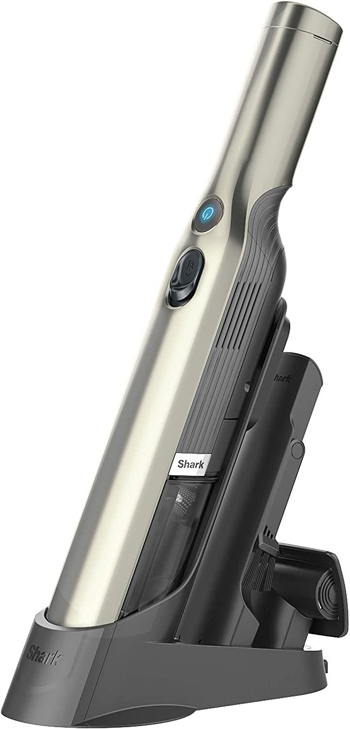 Shark WANDVAC Cordless Hand Vac Lightweight and Portable at 1.4 lbs. with Powerful Suction, Charging Dock, One-Touch Empty for Car &amp; Home, Gold