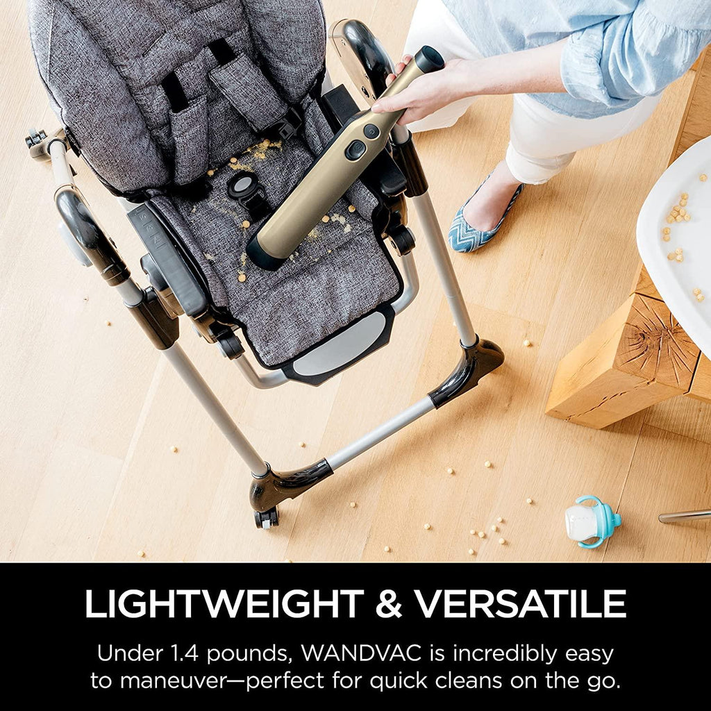 Shark WANDVAC Cordless Hand Vac Lightweight and Portable at 1.4 lbs. with Powerful Suction, Charging Dock, One-Touch Empty for Car &amp; Home, Gold