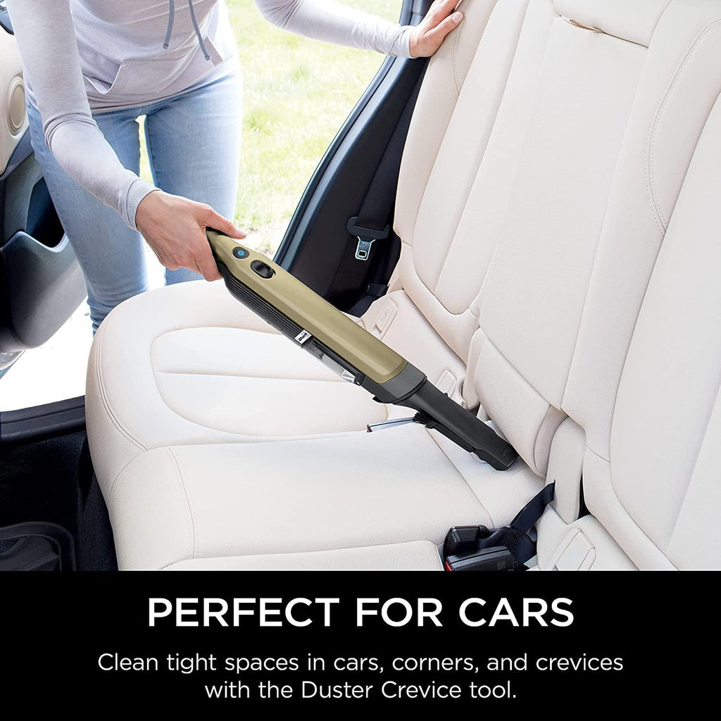 Shark WANDVAC Cordless Hand Vac Lightweight and Portable at 1.4 lbs. with Powerful Suction, Charging Dock, One-Touch Empty for Car &amp; Home, Gold