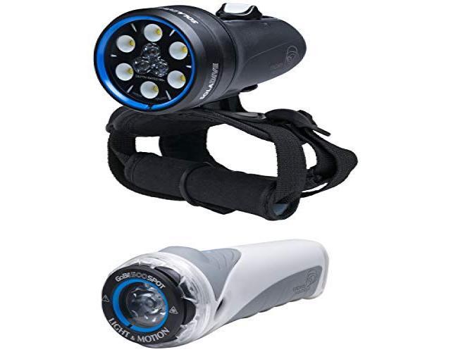 Light and Motion SOLA Dive 1200 Combo Kit, Black
