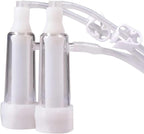 wftd portable electric milking machine milker for goat, stainless steel vacuum pump milker with 2 teat cups for livestock household domestic farm tool supplies