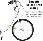 Adult Tricycles, 7 Speed Foldable Adult Trikes 26-in 3 Wheel Bikes for Adults with LarBasket for Recreation, Shopping, Picnics Exercise Men's Women's Cruiser Bike【Shipping from U.S.】