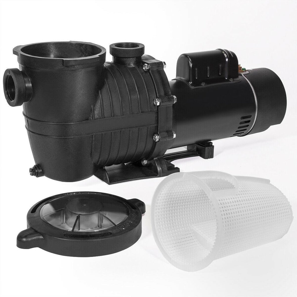 xtremepowerus dual speed 2hp high-flo inground swimming pool pump energy saving