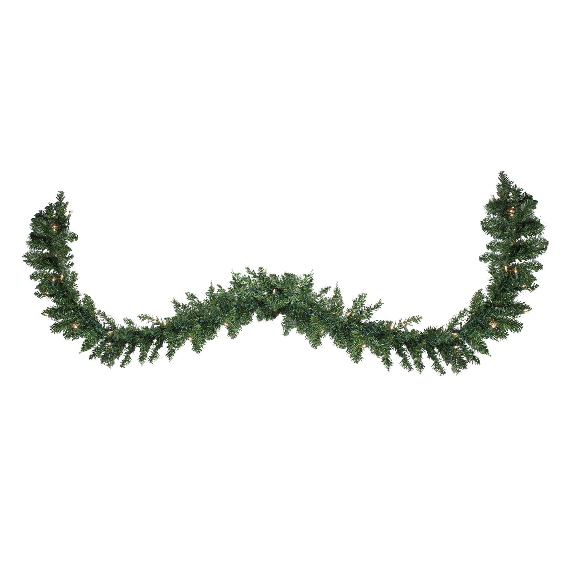 Northlight Buffalo Fir Commercial 25 ft. Pre Lit Christmas Garland