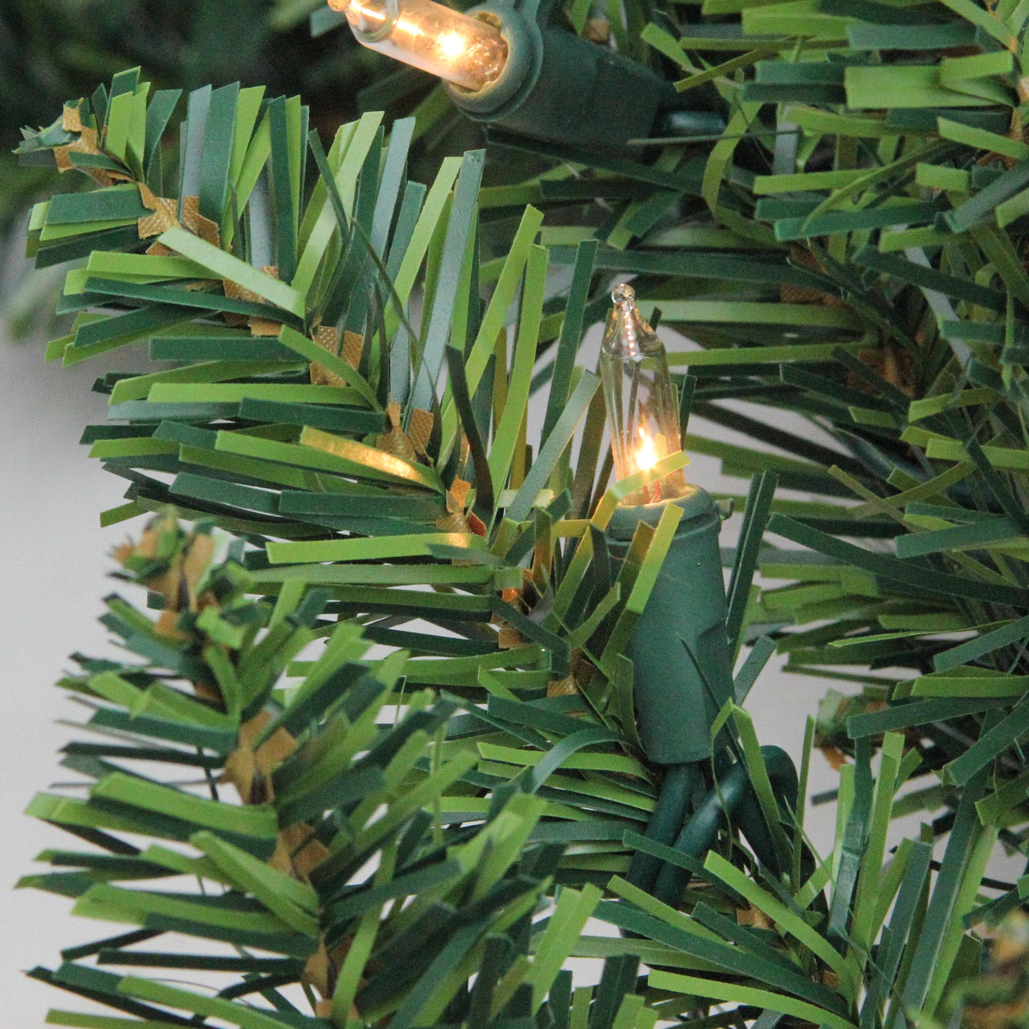 Northlight Buffalo Fir Commercial 25 ft. Pre Lit Christmas Garland