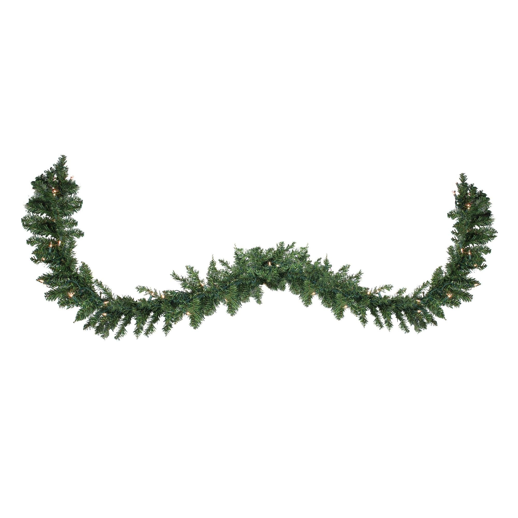 Northlight Buffalo Fir Commercial 25 ft. Pre Lit Christmas Garland