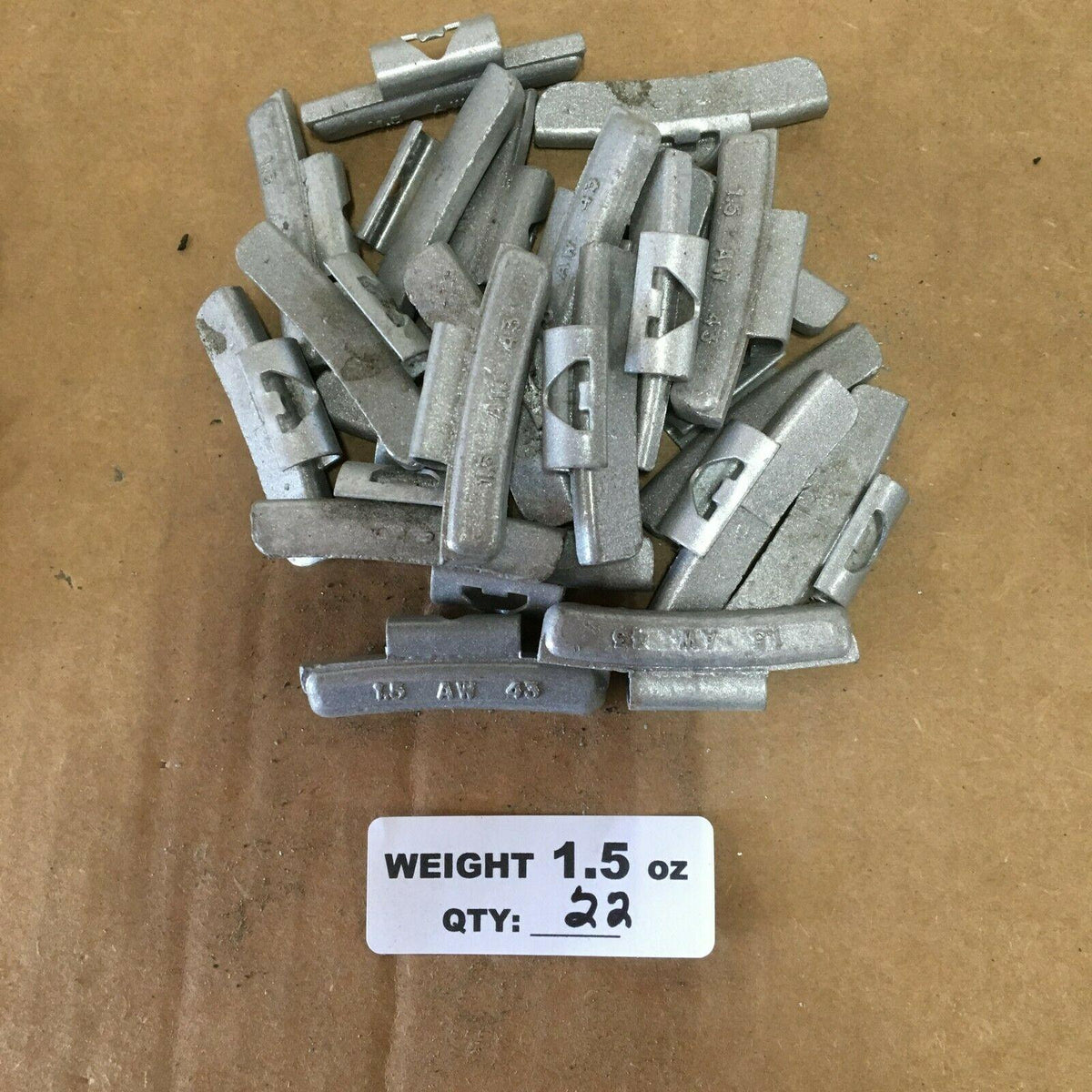 BULK Clip On Steel Wheel Weights Various Sizes .25-3.0 oz (390 Pieces Total)