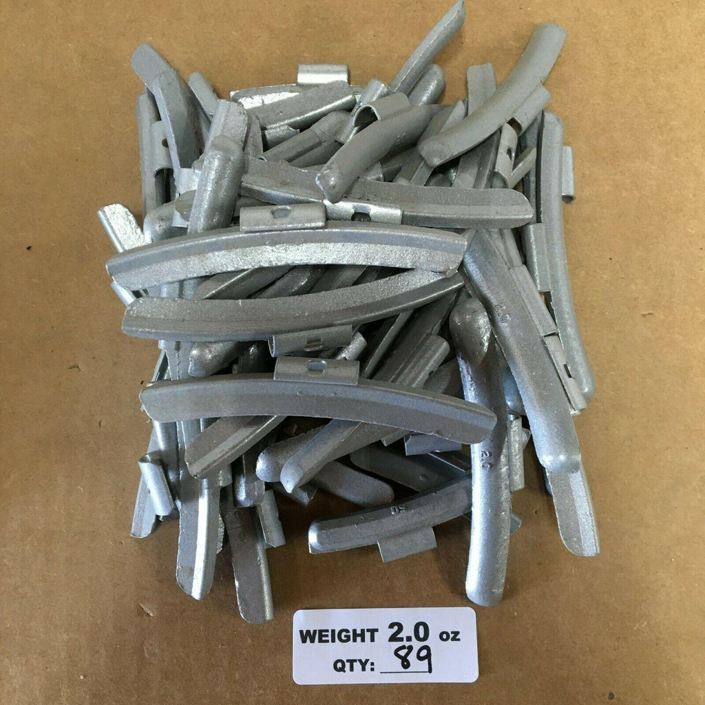 BULK Clip On Steel Wheel Weights Various Sizes .25-3.0 oz (390 Pieces Total)