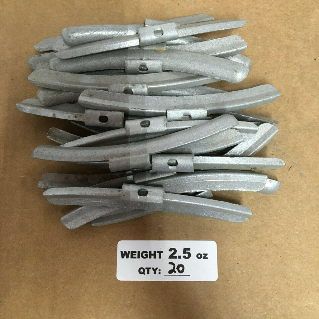 BULK Clip On Steel Wheel Weights Various Sizes .25-3.0 oz (390 Pieces Total)