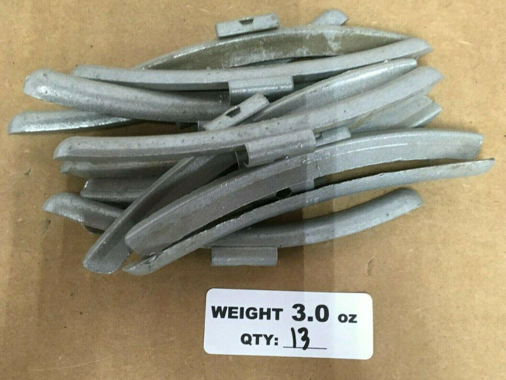 BULK Clip On Steel Wheel Weights Various Sizes .25-3.0 oz (390 Pieces Total)