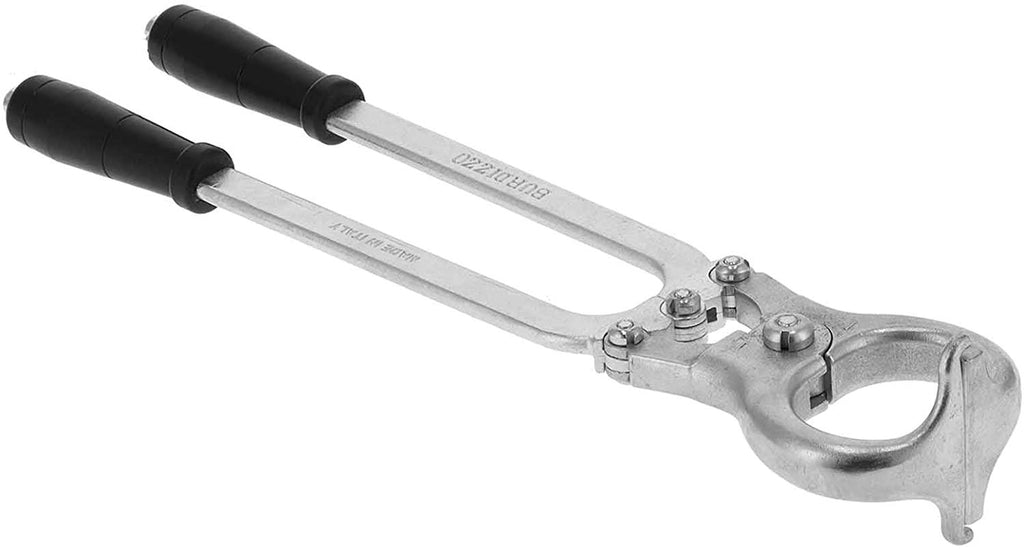 castration forcep, veterinary equipment livestock tools thickened stainless steel easy to operate with non‑slip design for farm for animal(castor pliers for cattle)