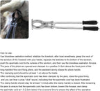 castration forcep, veterinary equipment livestock tools thickened stainless steel easy to operate with non‑slip design for farm for animal(castor pliers for cattle)