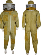 creek beekeeping supplies -- beekeeping suit with round veil/hat (5x-large, khaki)