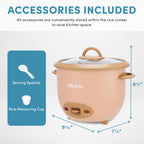 6-Cup (Cooked) One-Touch Pot Style Rice Cooker with CoreCoatPFAS-Nonstick Ceramic Surface (1.5 Quarts)