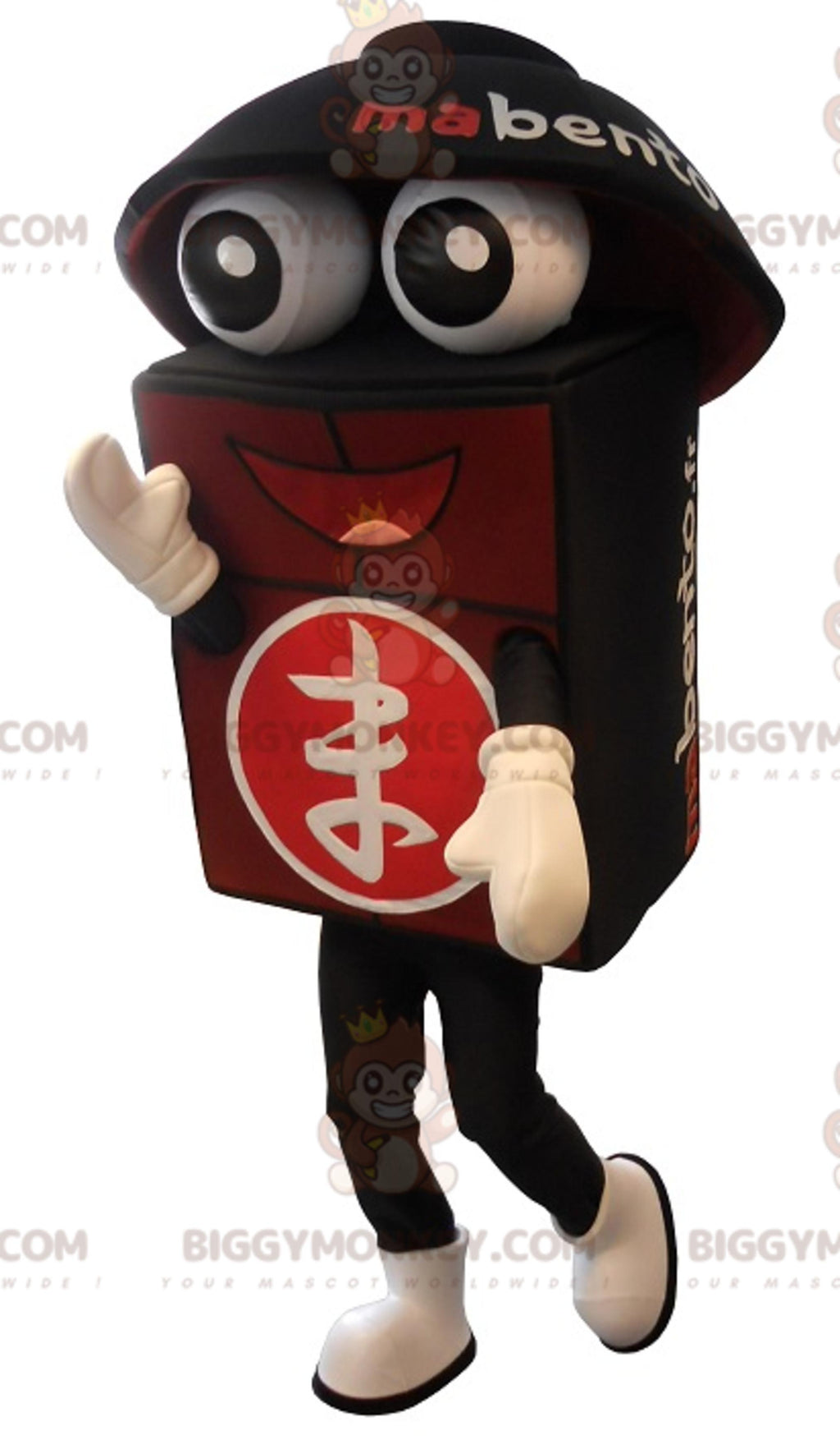 Black and Red Giant Bento BIGGYMONKEYMascot Costume