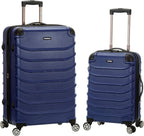 Speciale Hardside 2-Piece Expandable Spinner Luggage Set, Blue, (20/28)