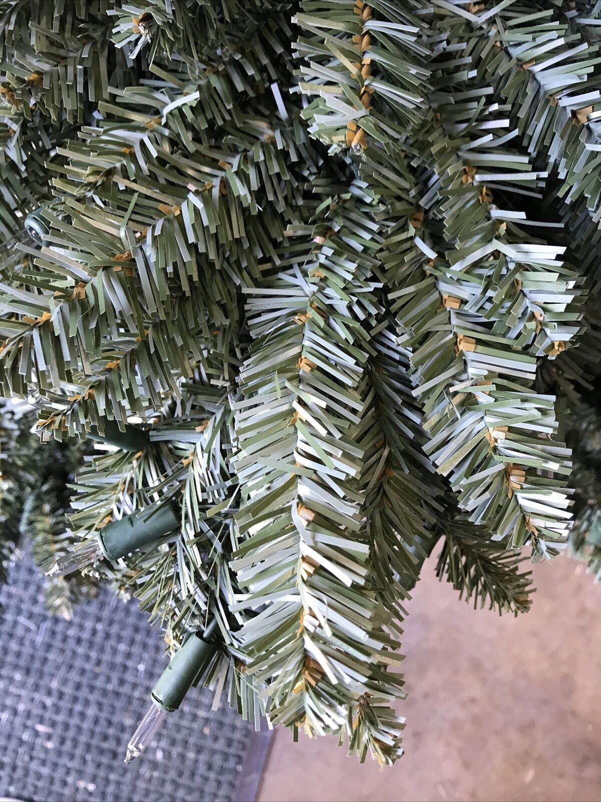 Open Box Balsam Hill Classic Blue Spruce 7.5' Tree with Candlelight LED Lights