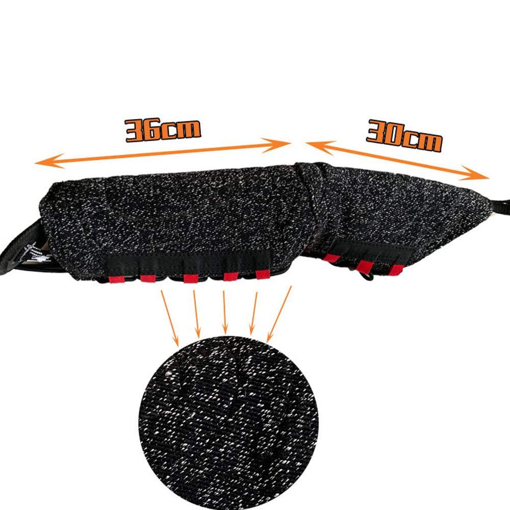 Dog Training Bite Sves - Extra Tough, Durable, Interactive Toys for Medium to LarDogs - Best for Tug of War, Puppy Training Linen + Nylon Webbing