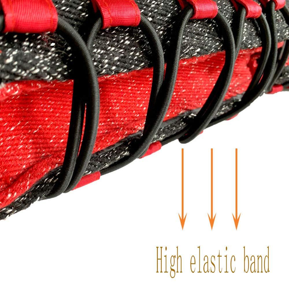 Dog Training Bite Sves - Extra Tough, Durable, Interactive Toys for Medium to LarDogs - Best for Tug of War, Puppy Training Linen + Nylon Webbing
