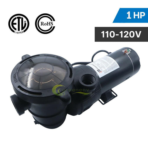 1hp 115v above ground swimming pool pump motor strainer 5280gph for hayward