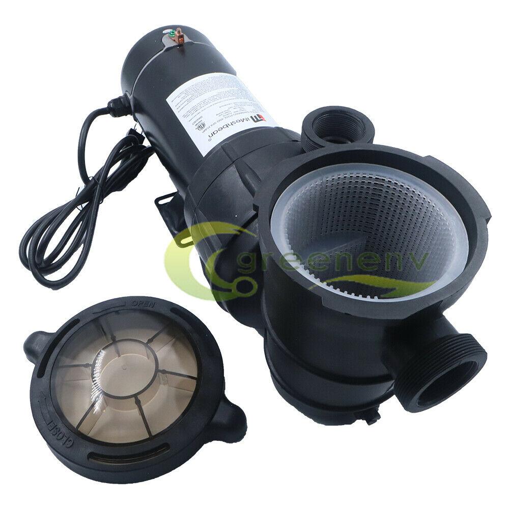 1hp 115v above ground swimming pool pump motor strainer 5280gph for hayward