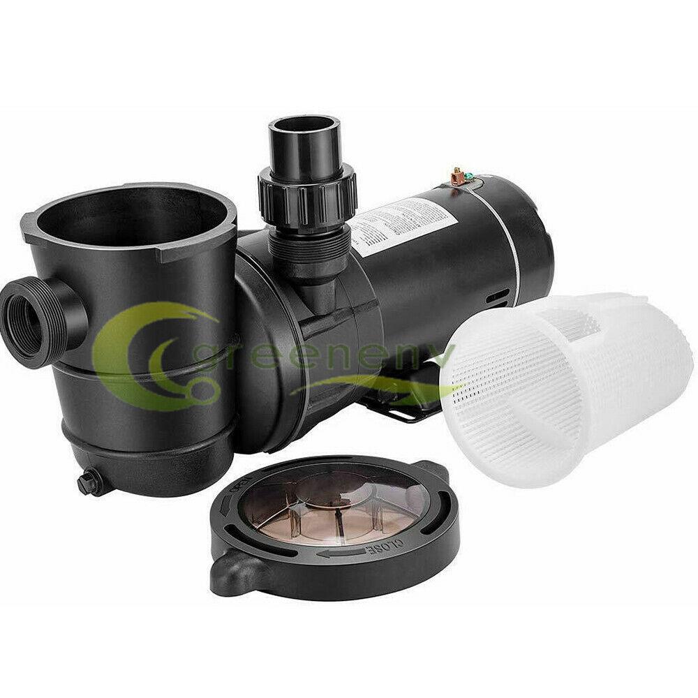 1hp 115v above ground swimming pool pump motor strainer 5280gph for hayward