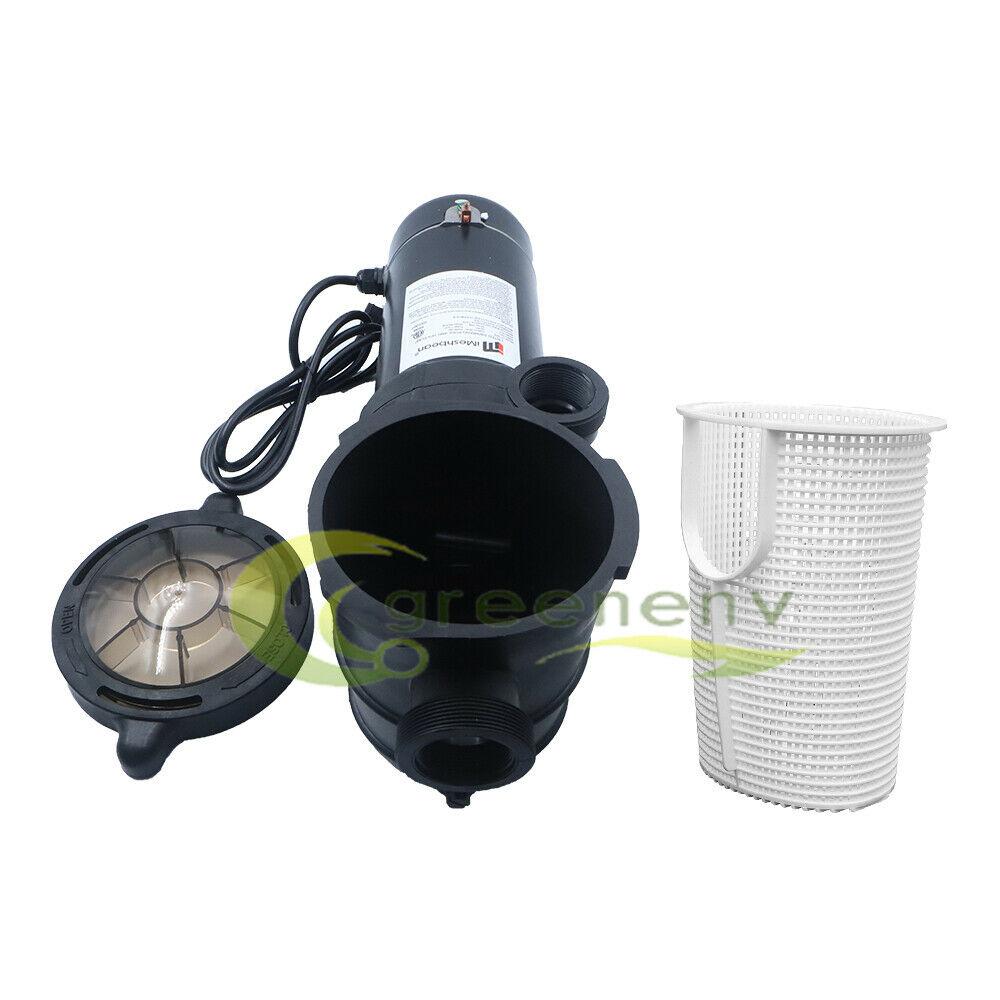 1hp 115v above ground swimming pool pump motor strainer 5280gph for hayward
