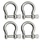BoatTector  Steel Bow Shackle - 7/8", 4-Pack