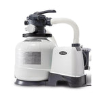 intex 2800 gph above ground pool sand filter pump and automatic pool vacuum
