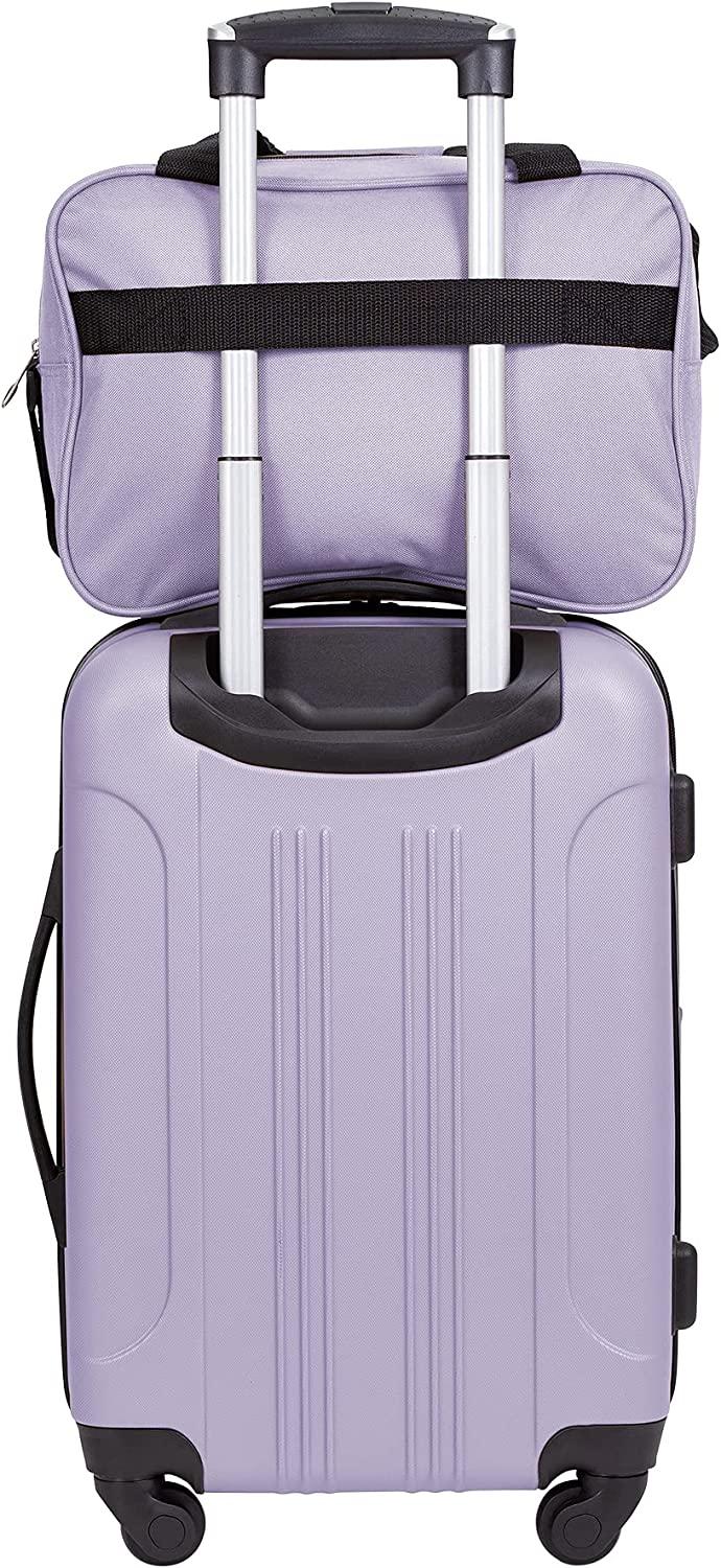 Midtown Hardside Luggage Travel Set, Lilac, 4-Piece Set