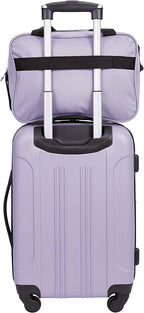 Midtown Hardside Luggage Travel Set, Lilac, 4-Piece Set