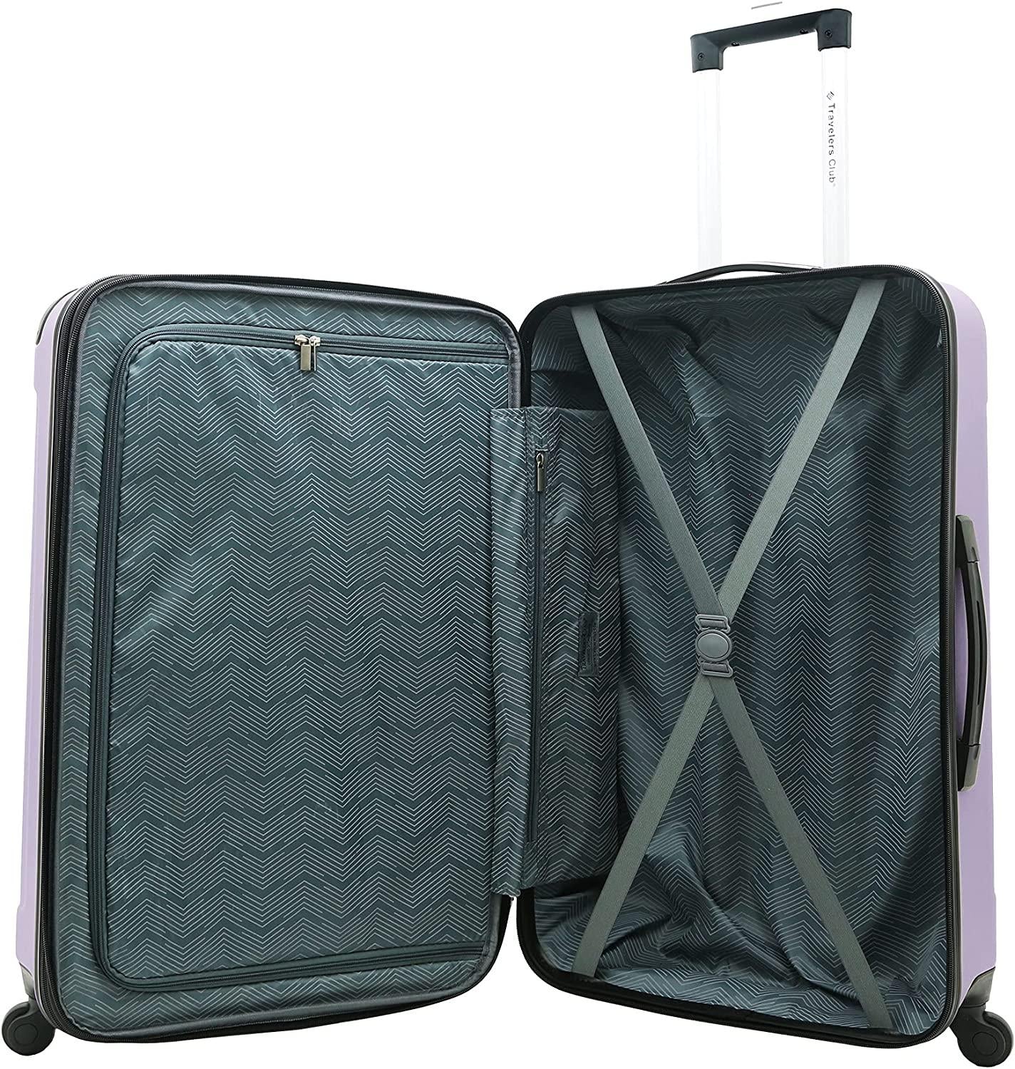 Midtown Hardside Luggage Travel Set, Lilac, 4-Piece Set