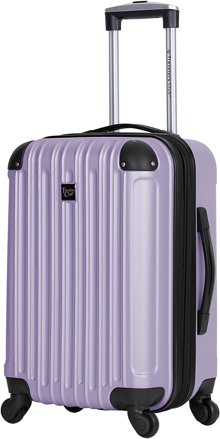 Midtown Hardside Luggage Travel Set, Lilac, 4-Piece Set