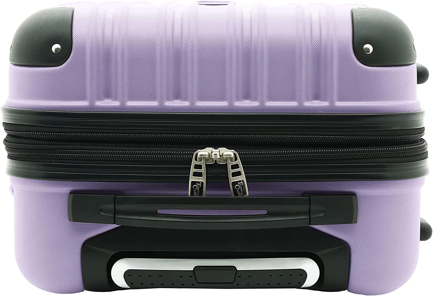 Midtown Hardside Luggage Travel Set, Lilac, 4-Piece Set