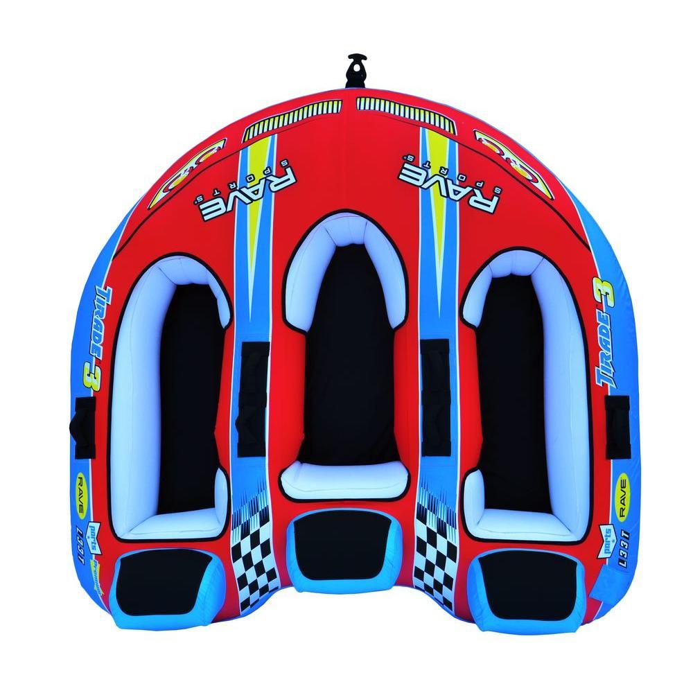 Tirade III 82 in. x 83 in. Inflatable Boat Towable