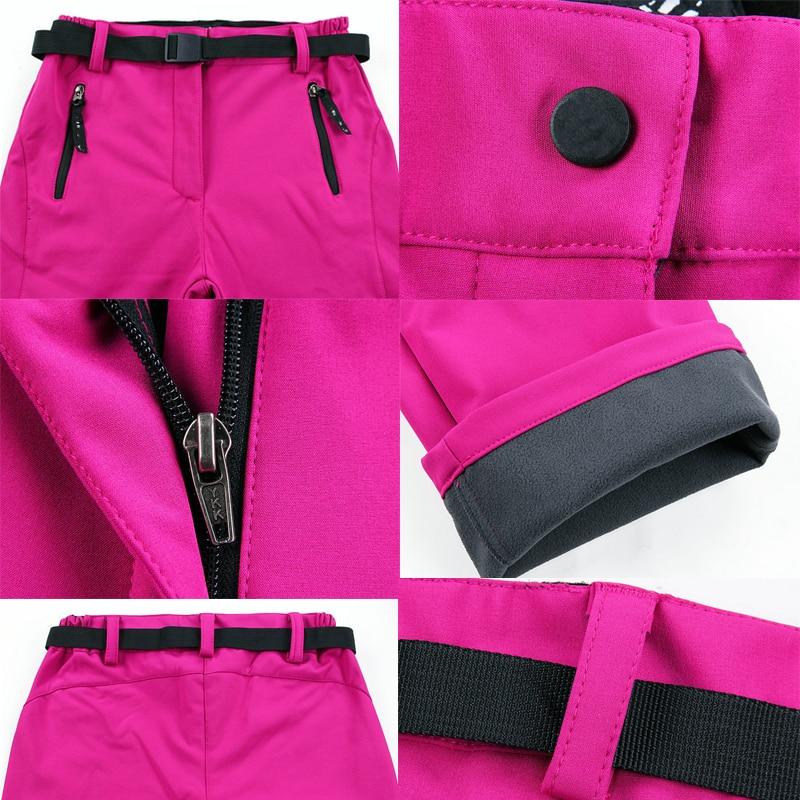 Women's Clothing - Winter Thick Warm Fleece Softshell Pants