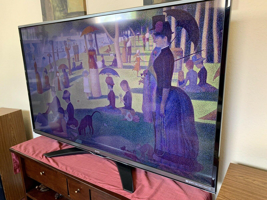 70" sharp aquos q+ series led smart tv lc-70sq15u and lg soundbar nb3530a