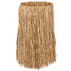 Club Pack of 12 Tropical Tan Adult Women's Hula Hawaiian Party Skirts 38"