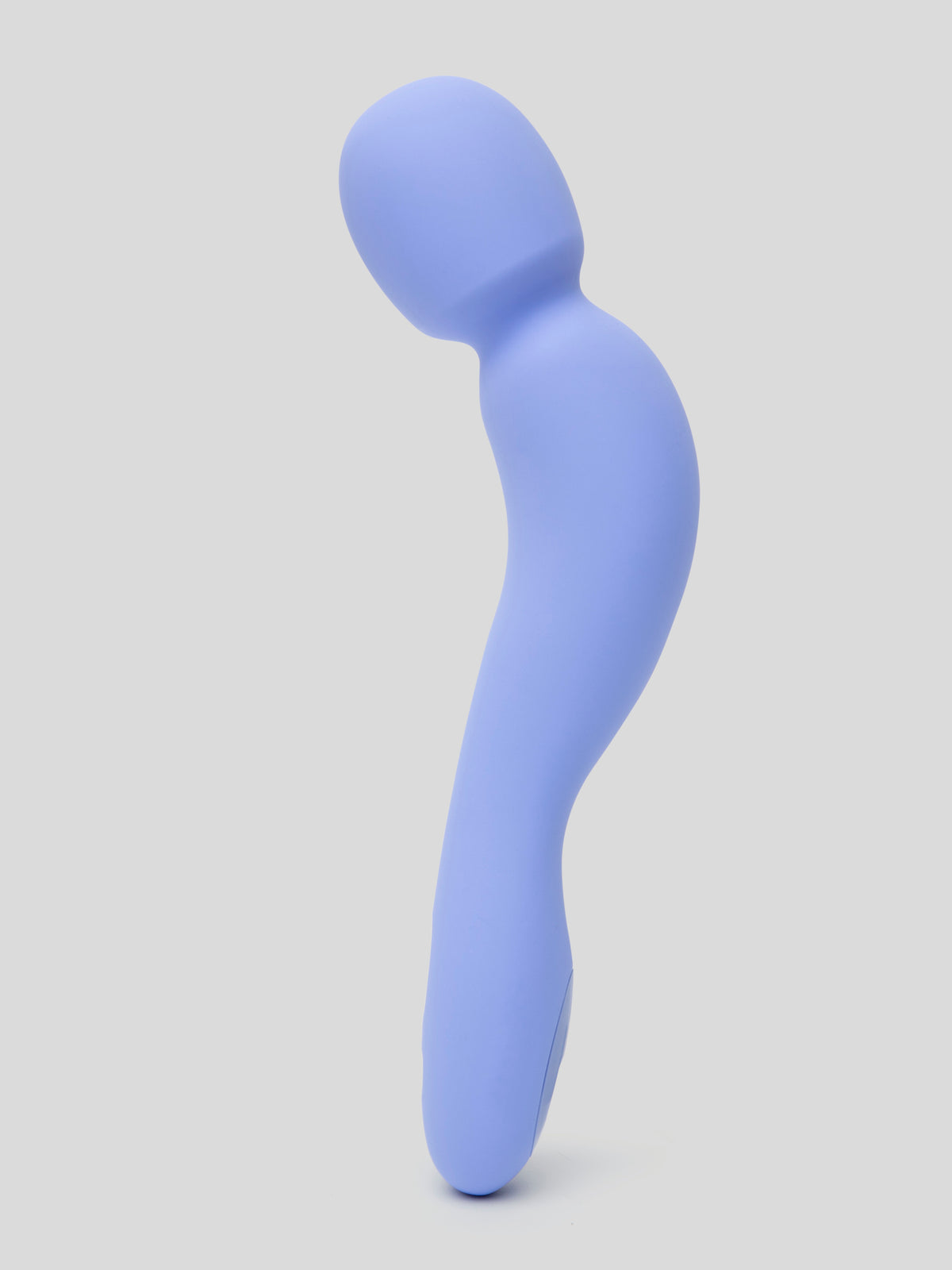 Dame Com Rechargeable Quiet Silicone Wand Massager , Blue
