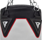 RDX Punching Bag for Boxing Training, Filled Heavy Bag Set with Punching Gloves, Chain, Wall Bracket, Great for Grappling, MMA, Kickboxing, Muay Thai, Karate, BJJ &amp; Taekwondo, 17 pcs 5FT/4FT