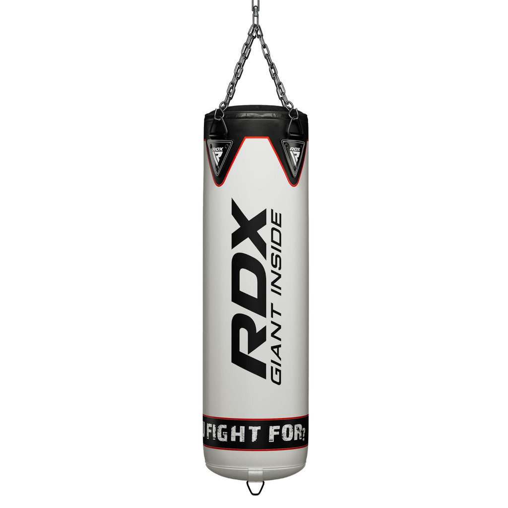 RDX Punching Bag for Boxing Training, Filled Heavy Bag Set with Punching Gloves, Chain, Wall Bracket, Great for Grappling, MMA, Kickboxing, Muay Thai, Karate, BJJ &amp; Taekwondo, 17 pcs 5FT/4FT