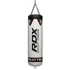 RDX Punching Bag for Boxing Training, Filled Heavy Bag Set with Punching Gloves, Chain, Wall Bracket, Great for Grappling, MMA, Kickboxing, Muay Thai, Karate, BJJ &amp; Taekwondo, 17 pcs 5FT/4FT